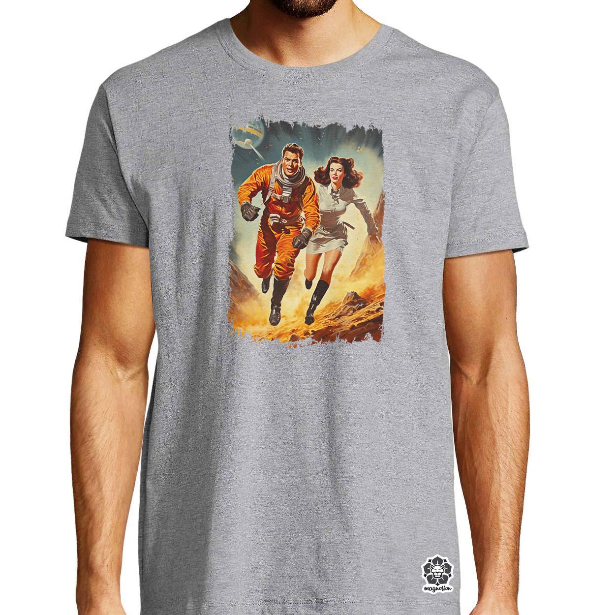 Retró sci-fi v15 egyedi póló 