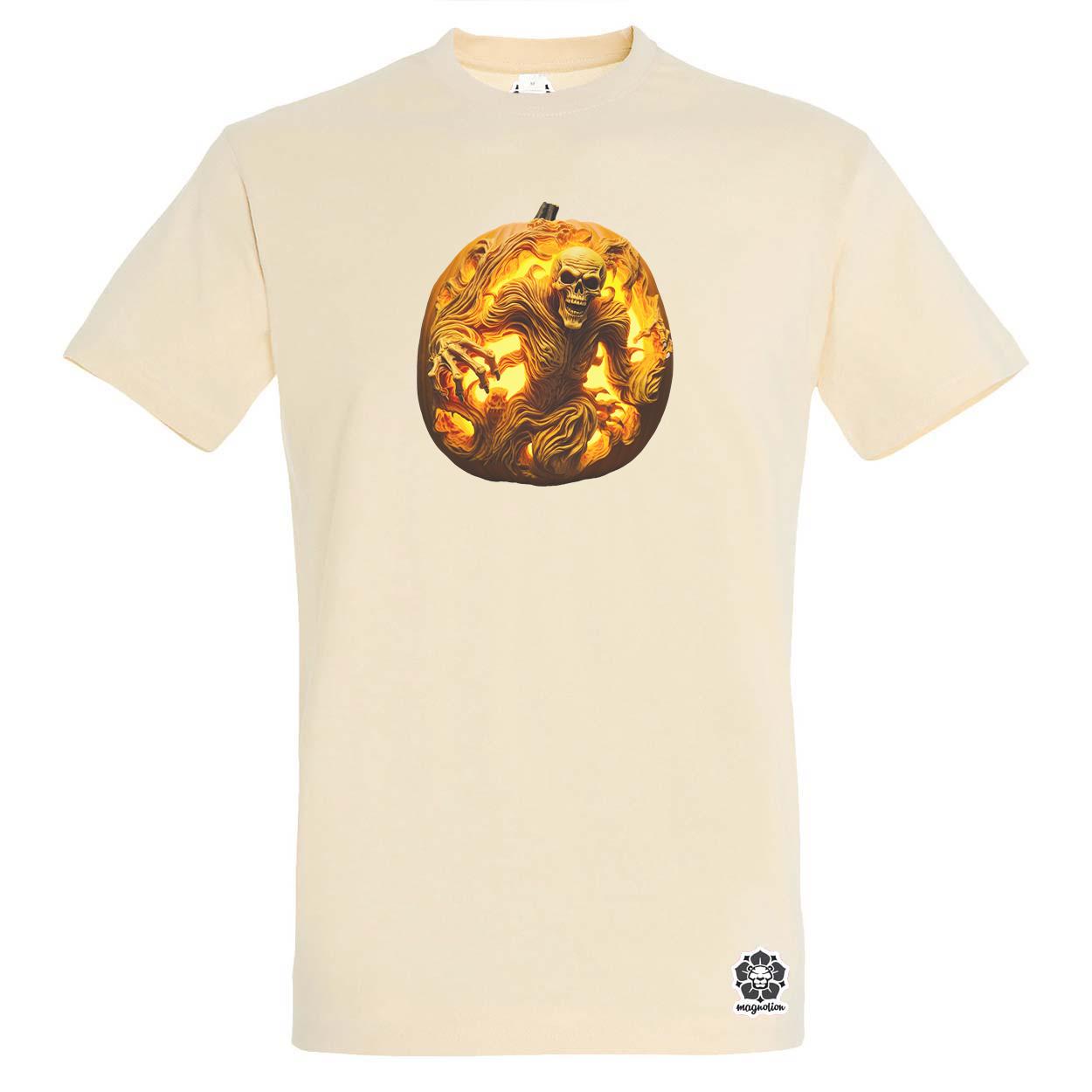 Zombi Halloween tök v2 egyedi póló 