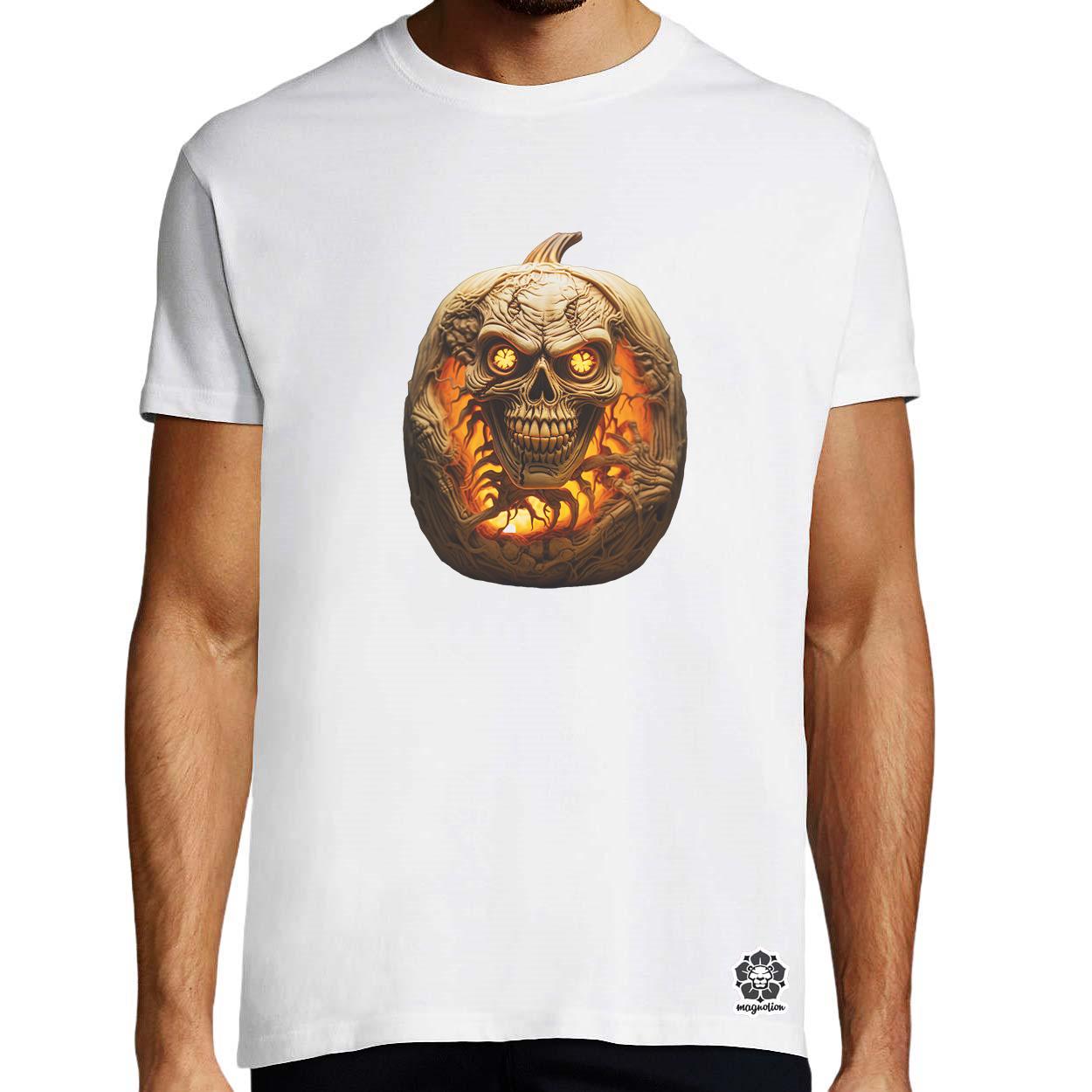 Zombi Halloween tök v3 egyedi póló 
