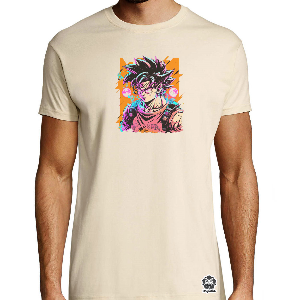 Retró hullám Son Goku v3 egyedi póló 