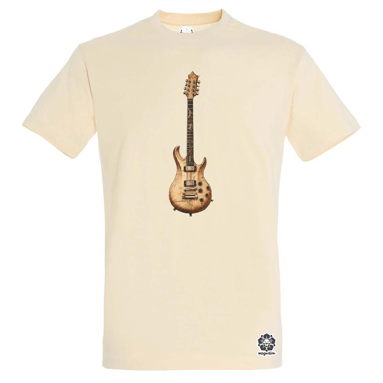Elektromos gitár szkeccs v1 egyedi póló 