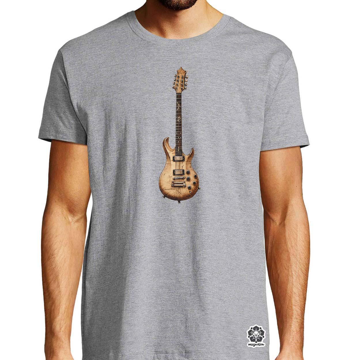 Elektromos gitár szkeccs v1 egyedi póló 