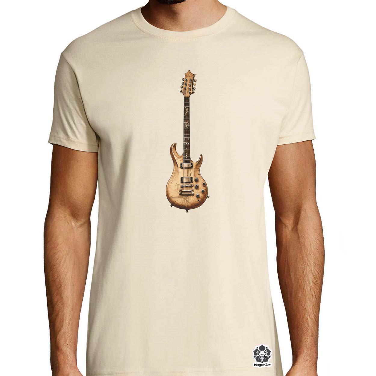 Elektromos gitár szkeccs v1 egyedi póló 