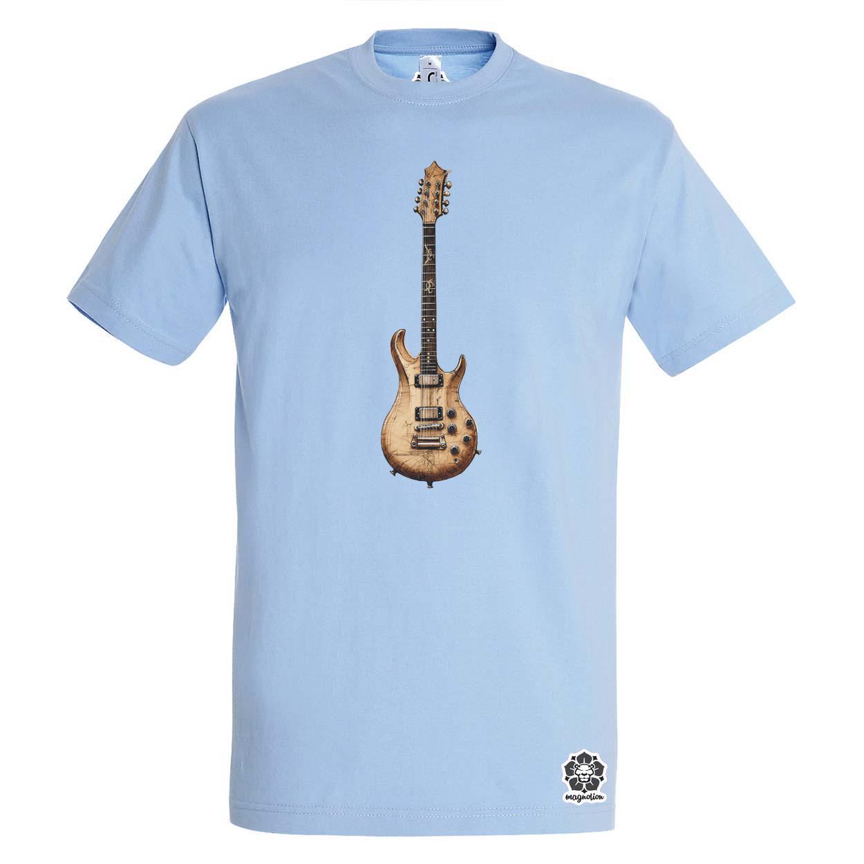 Elektromos gitár szkeccs v1 egyedi póló 