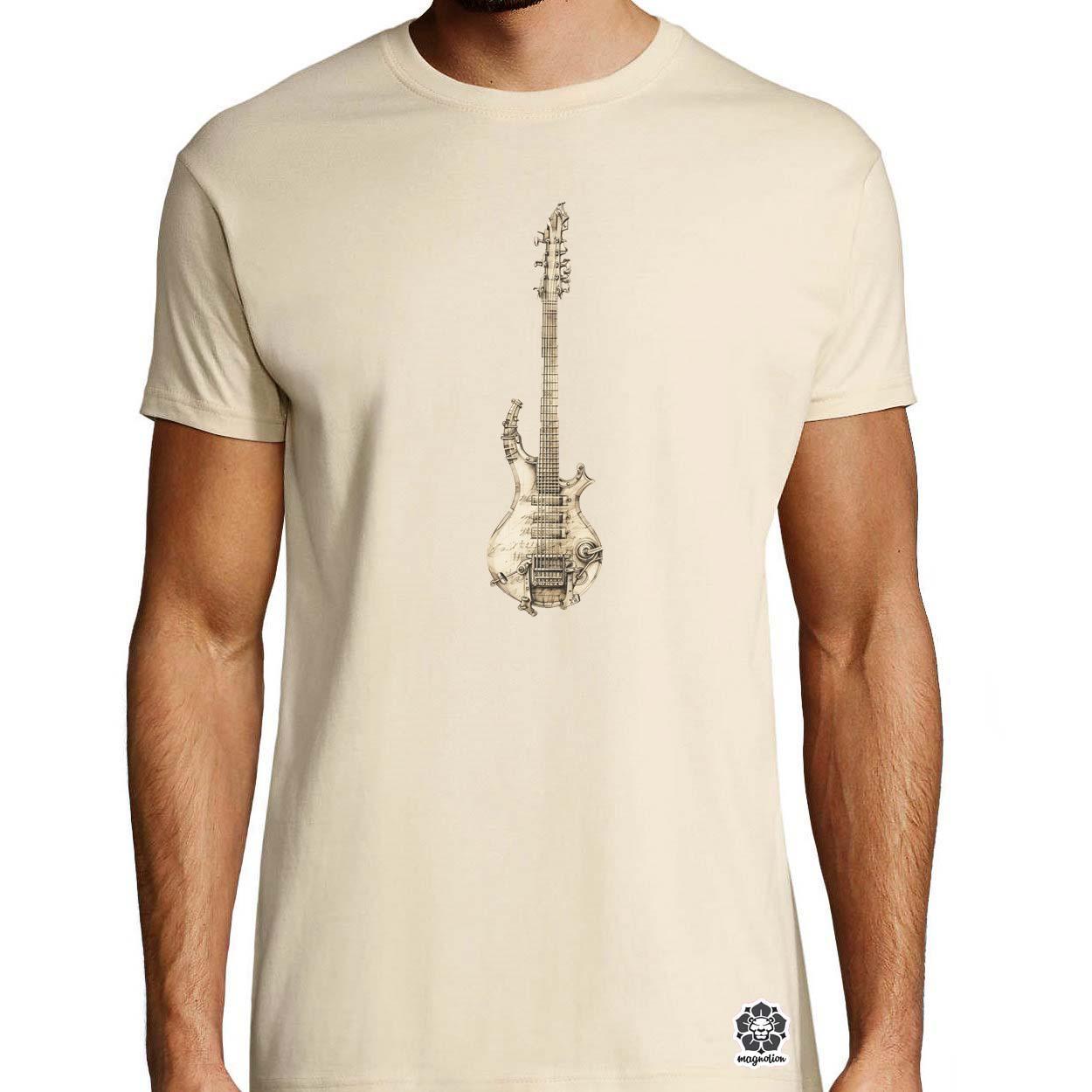 Elektromos gitár szkeccs v4 egyedi póló 