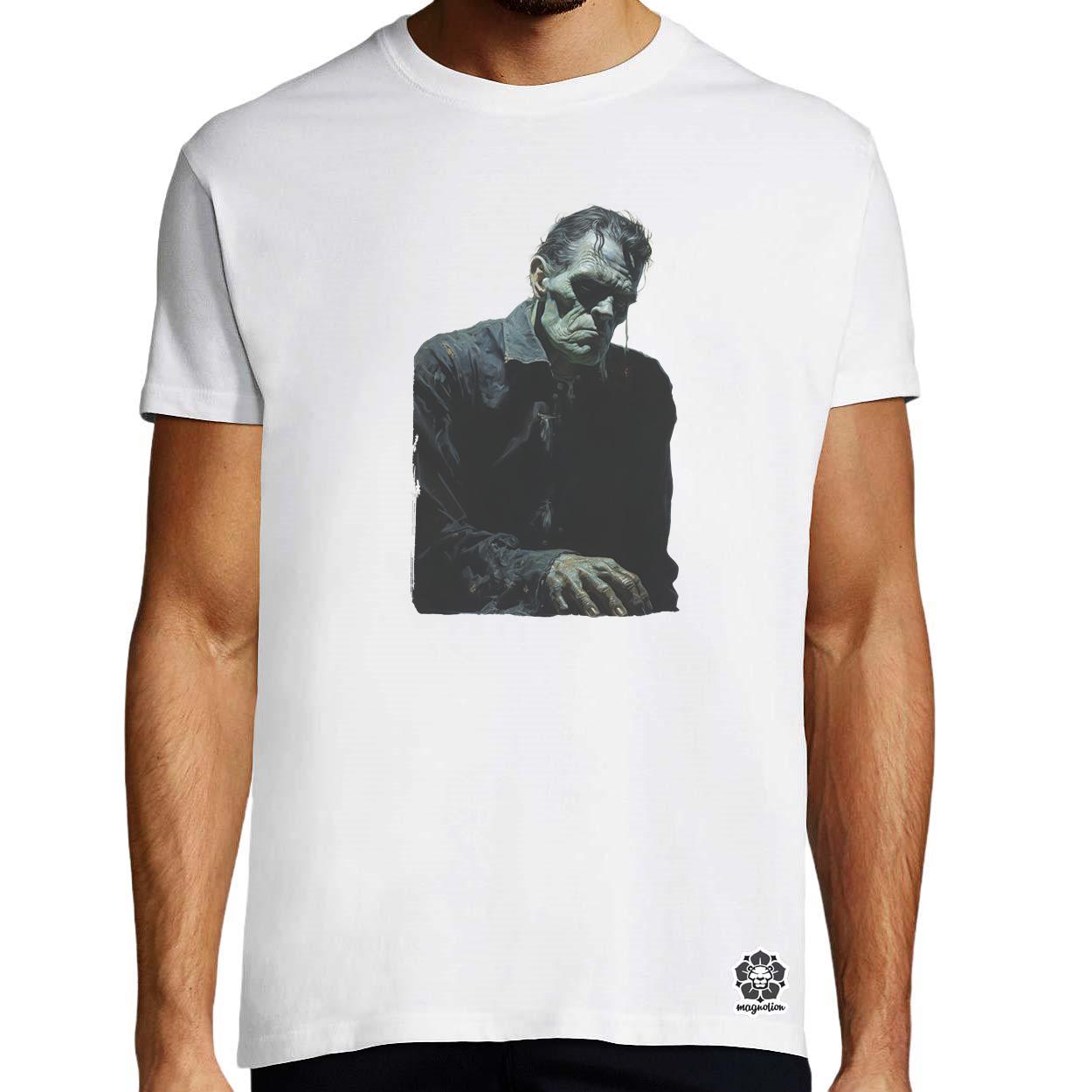 Frankenstein portré v1 egyedi póló 