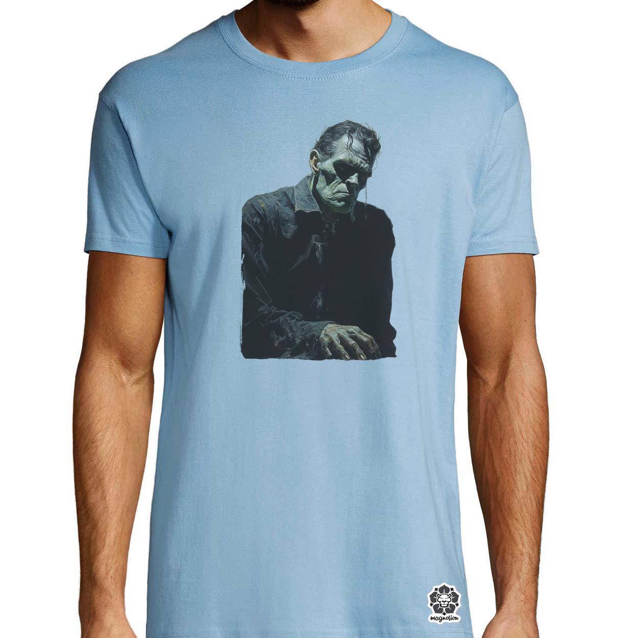 Frankenstein portré v1 egyedi póló 