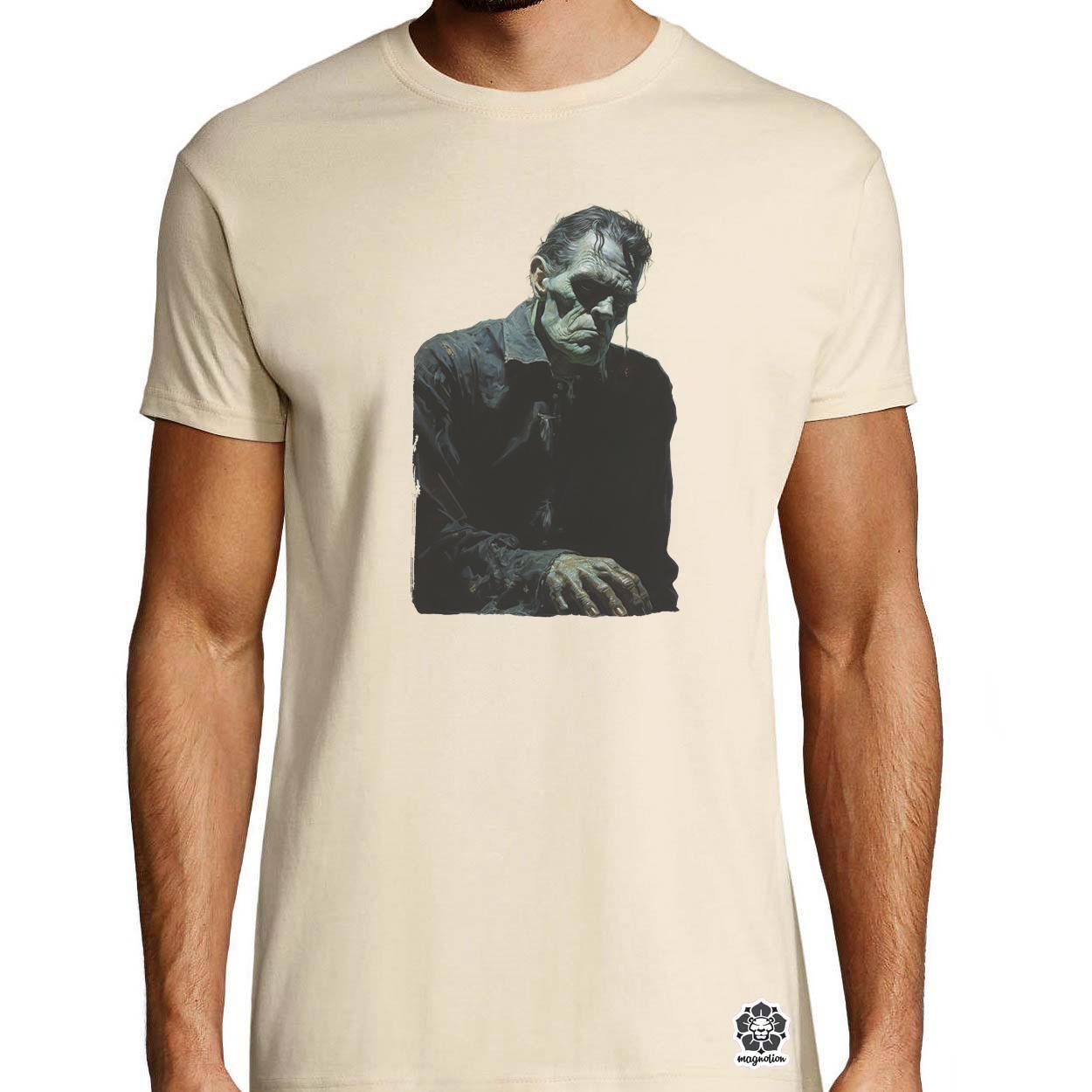 Frankenstein portré v1 egyedi póló 