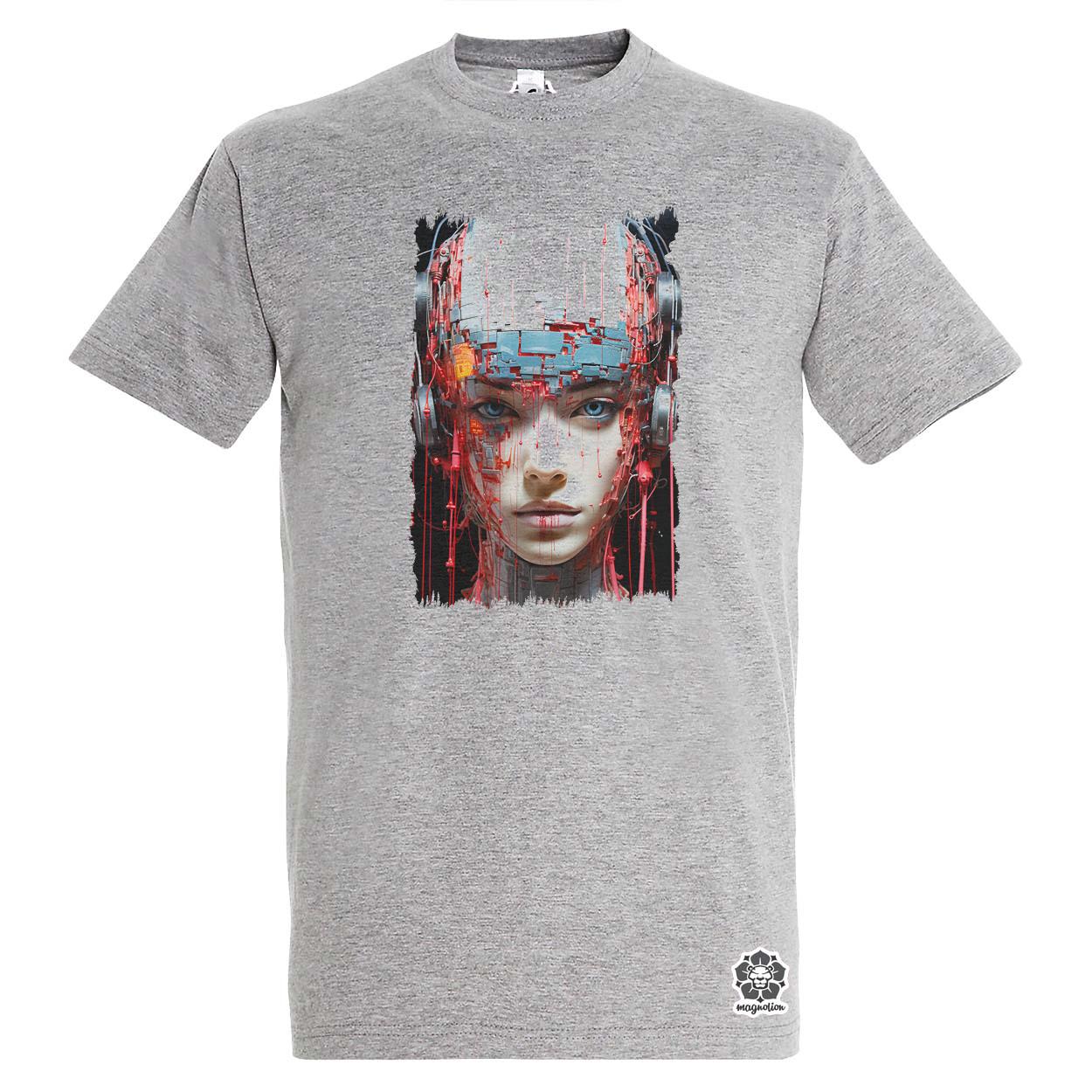 Glitch tech fantázia v9 egyedi póló 