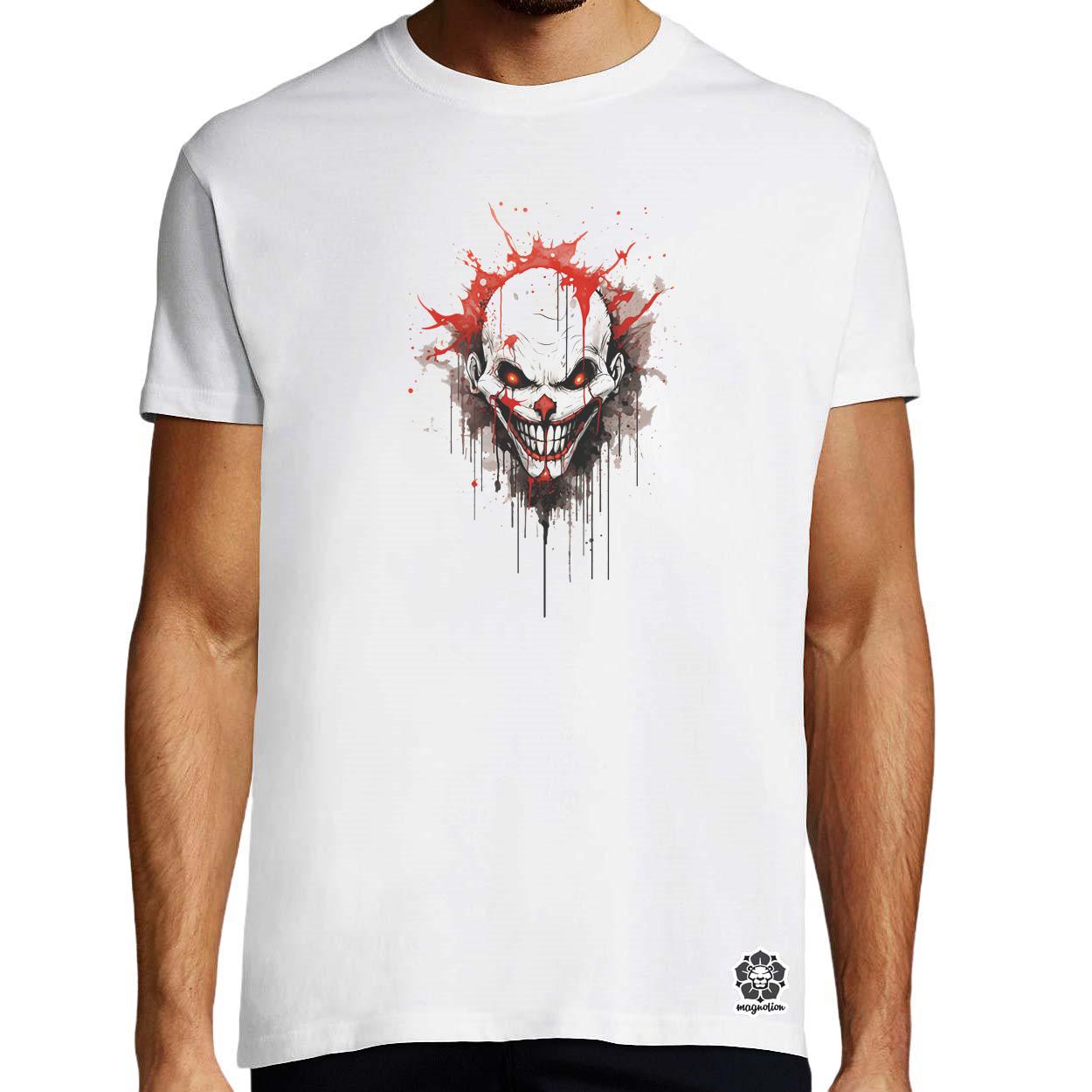 Gothpunk bohóc v1 egyedi póló 