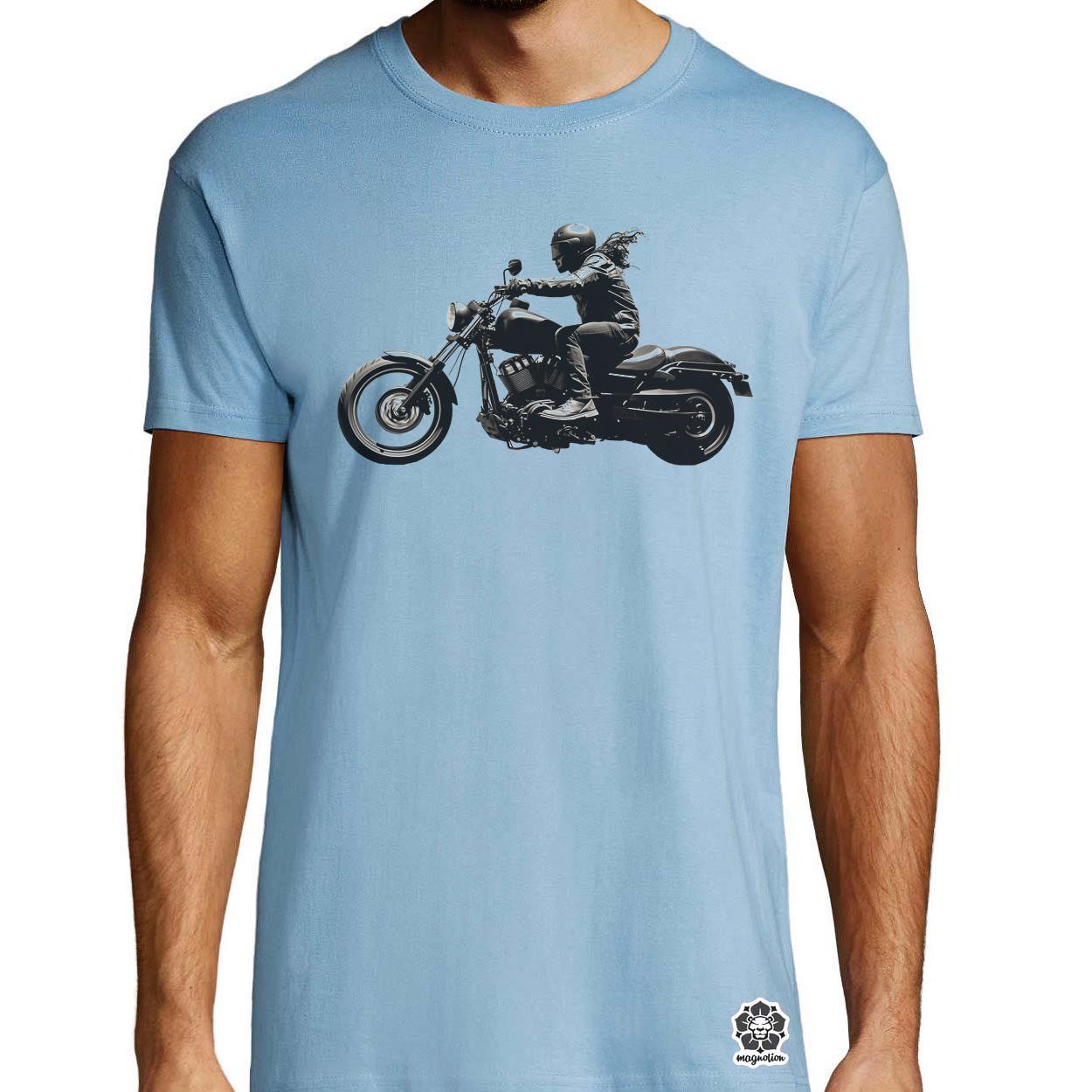 Harley Davidson Sportster rajz v3 egyedi póló 