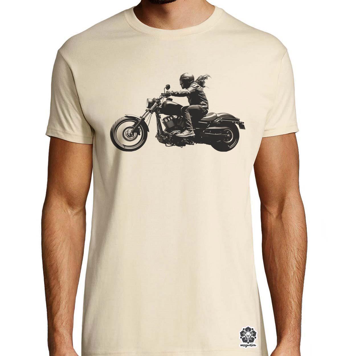 Harley Davidson Sportster rajz v3 egyedi póló 