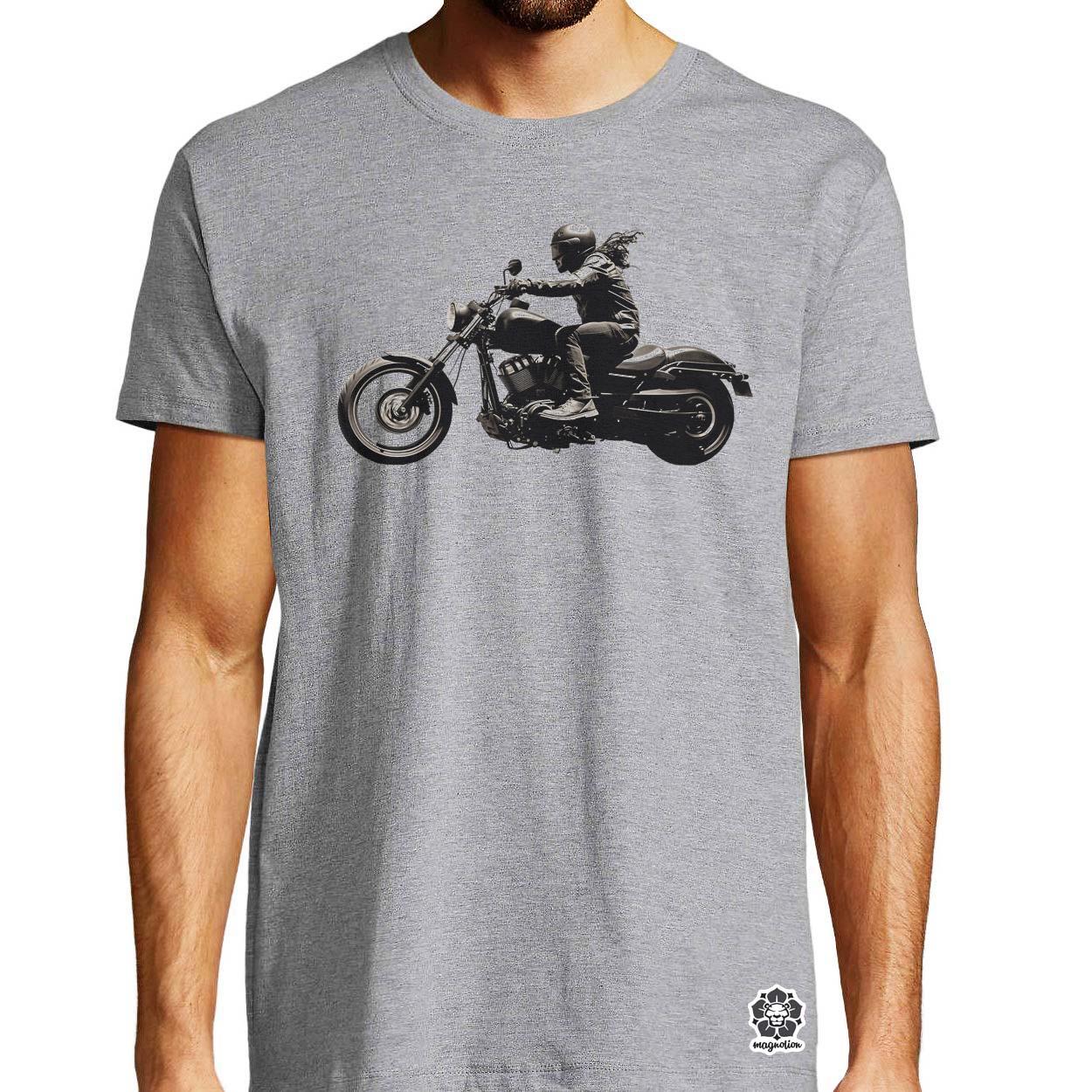 Harley Davidson Sportster rajz v3 egyedi póló 