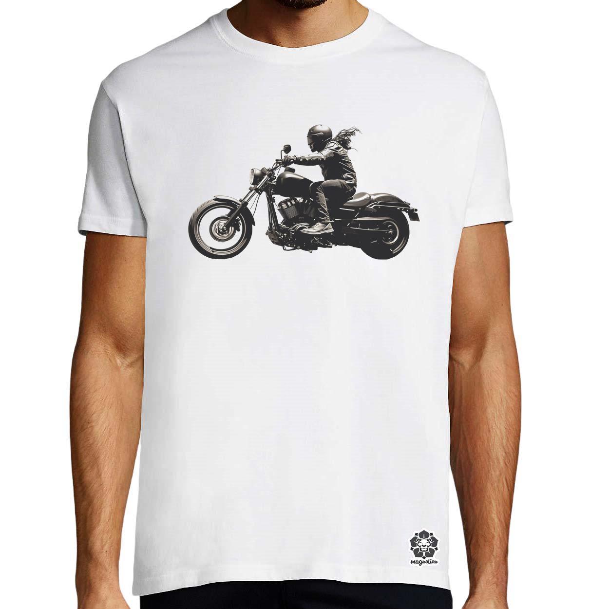 Harley Davidson Sportster rajz v3 egyedi póló 
