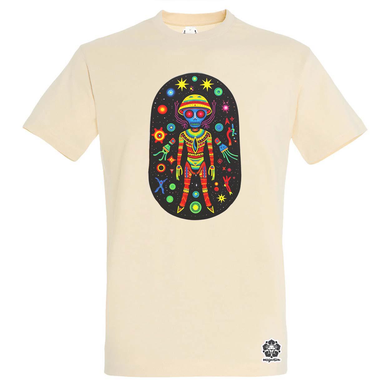 Huichol mágikus idegenek v2 egyedi póló 