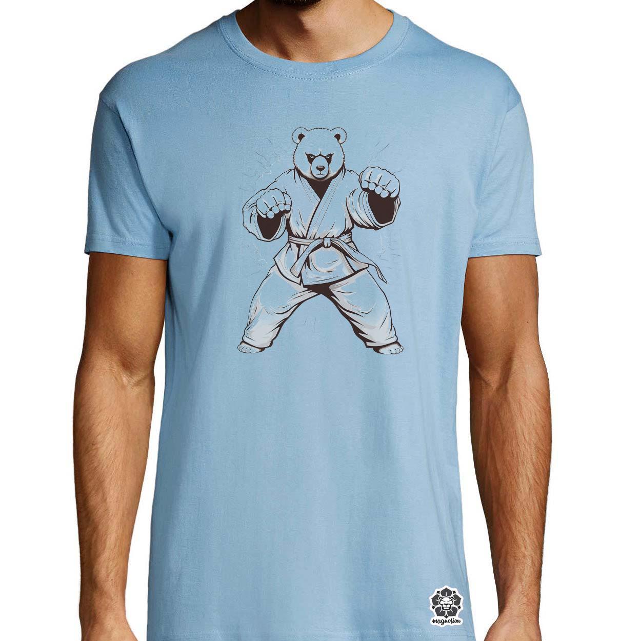 Karate maci v1 egyedi póló 