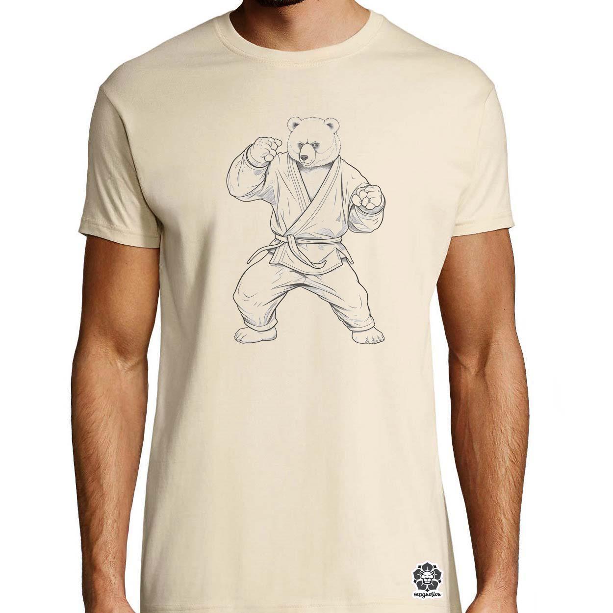 Karate maci v3 egyedi póló 