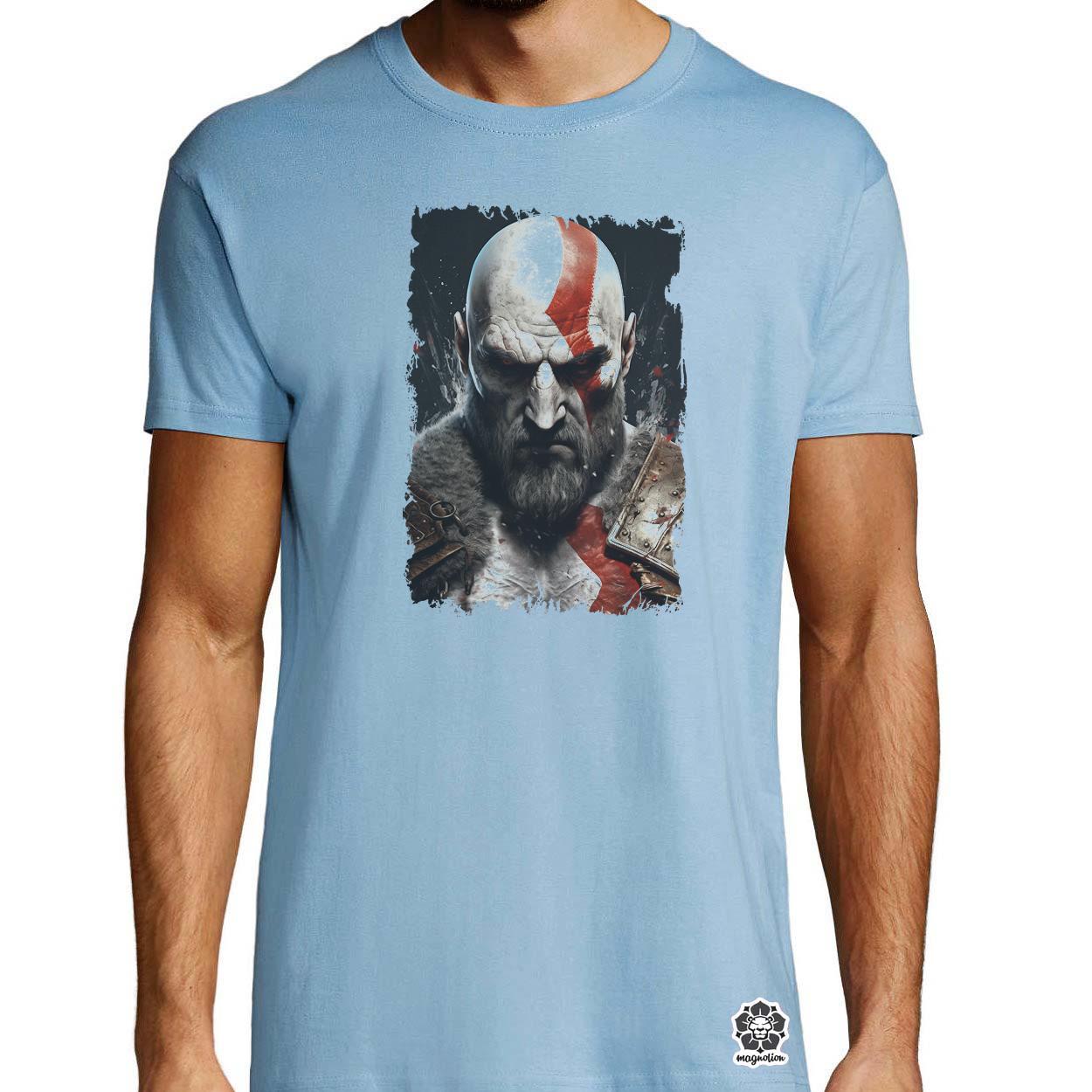 Kratos fanart v10 egyedi póló 