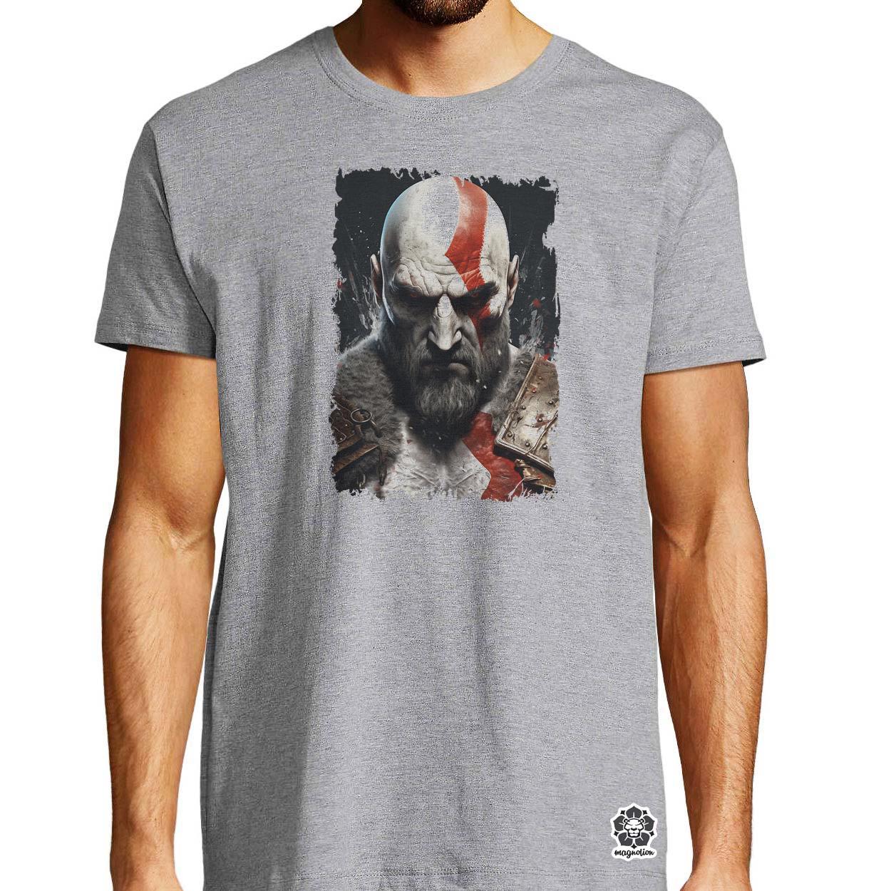 Kratos fanart v10 egyedi póló 