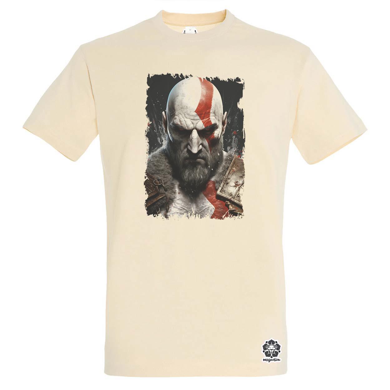 Kratos fanart v10 egyedi póló 