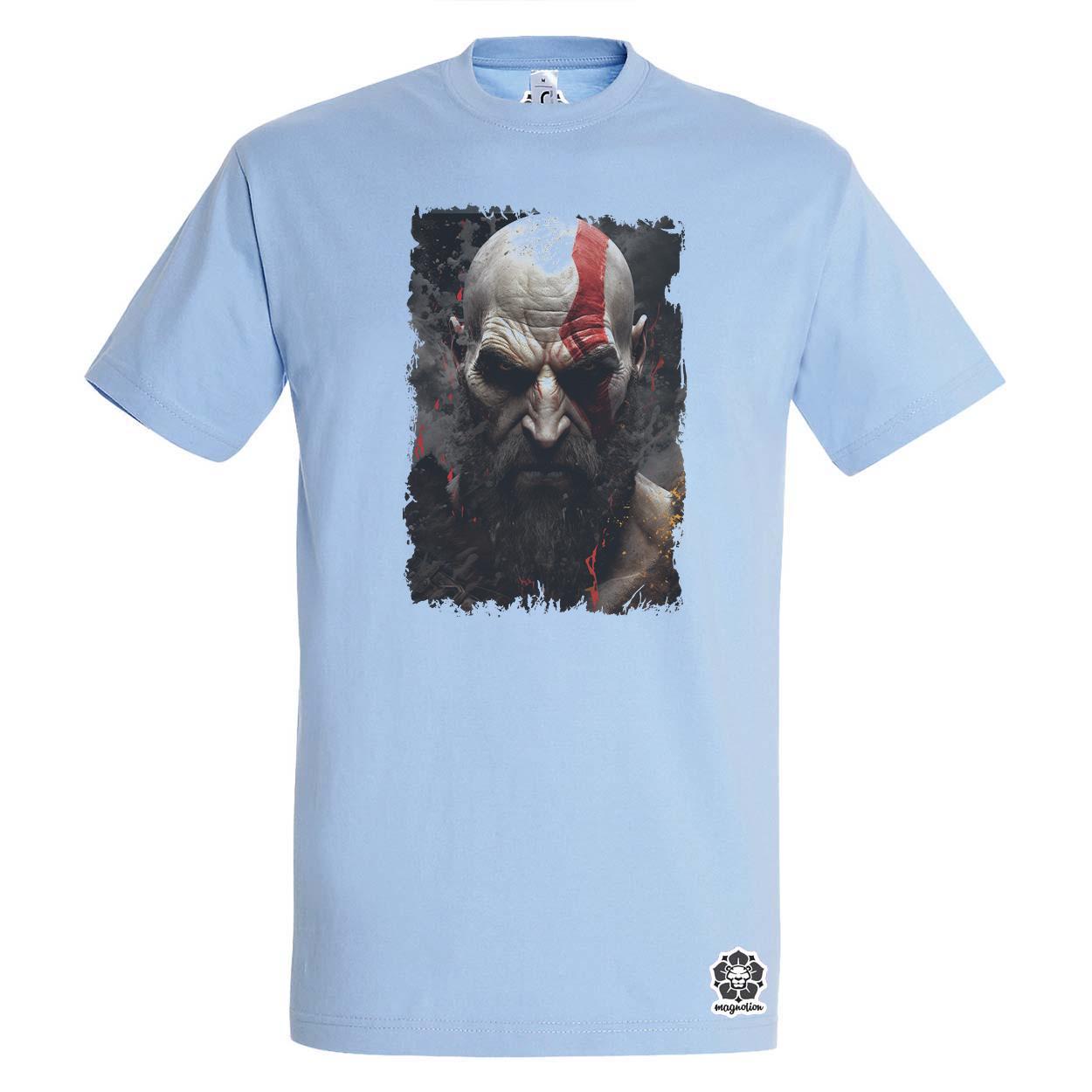 Kratos fanart v12 egyedi póló 