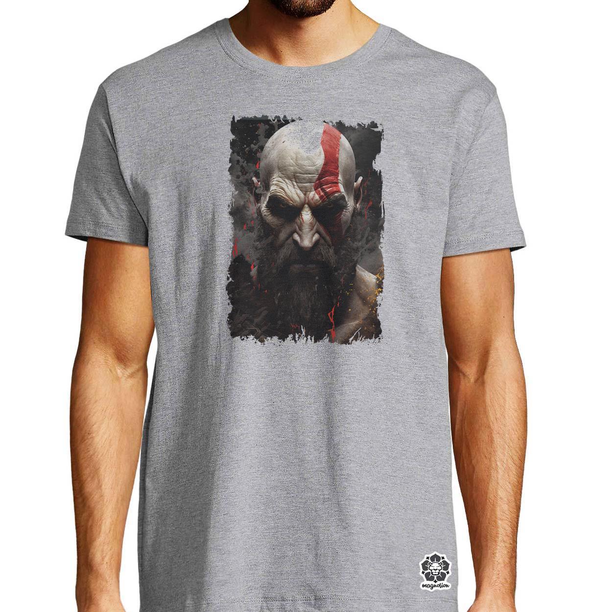 Kratos fanart v12 egyedi póló 