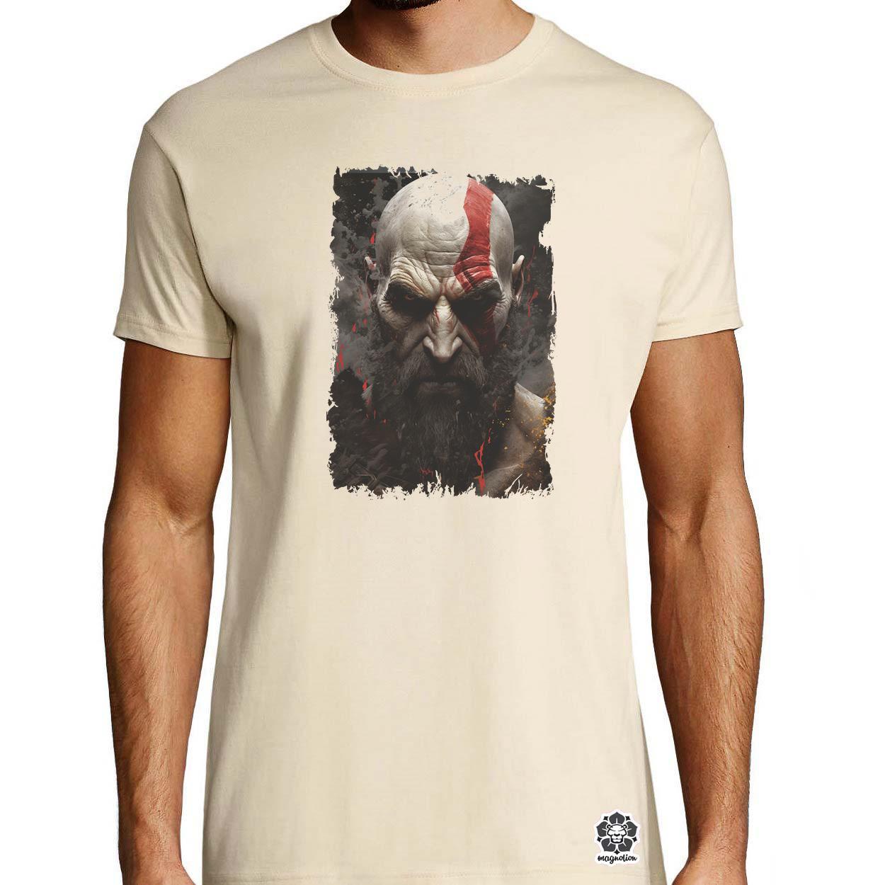 Kratos fanart v12 egyedi póló 