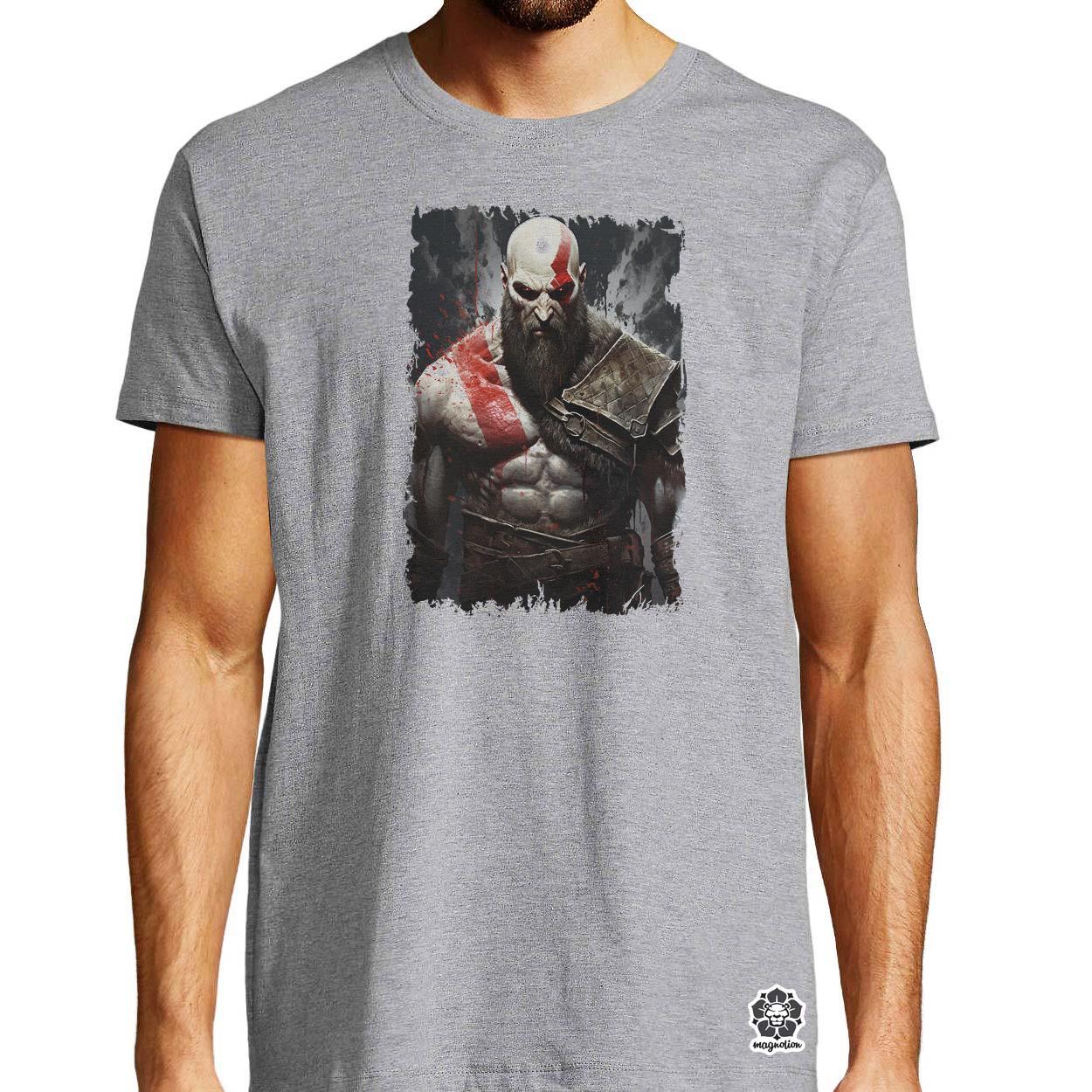 Kratos fanart v8 egyedi póló 