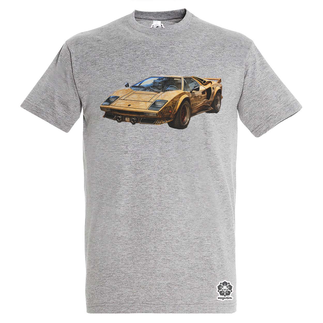 Lamborghini Countach koncept v1 egyedi póló 