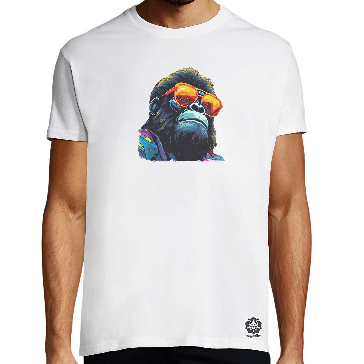 Laza gorilla v1 egyedi póló 