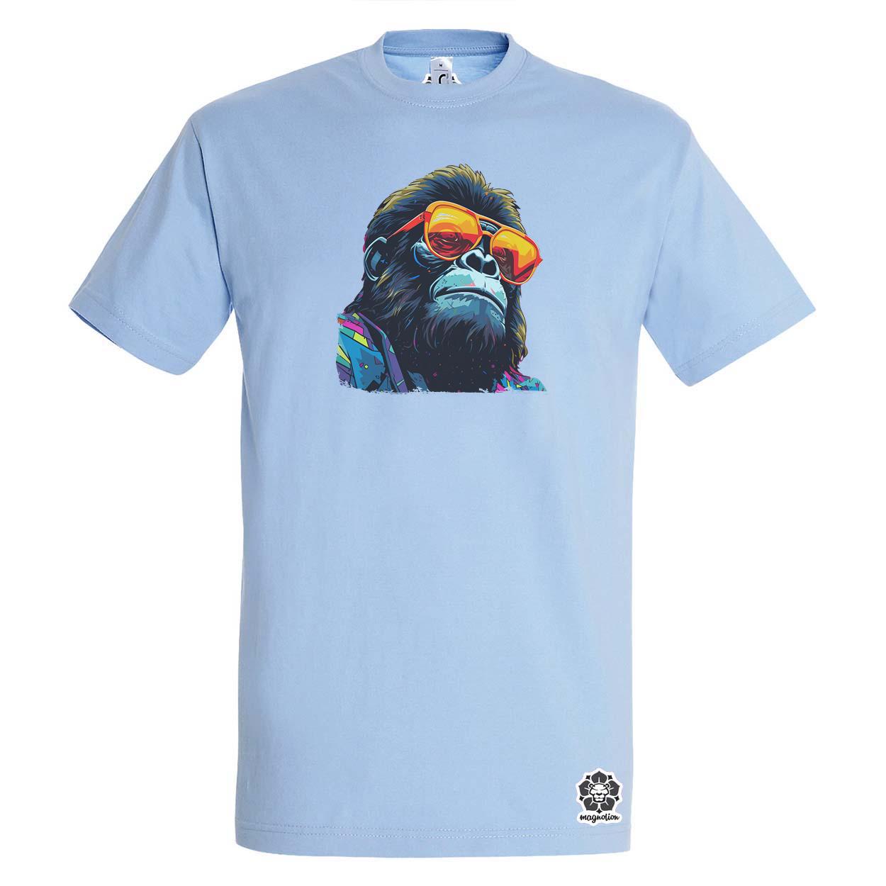Laza gorilla v1 egyedi póló 