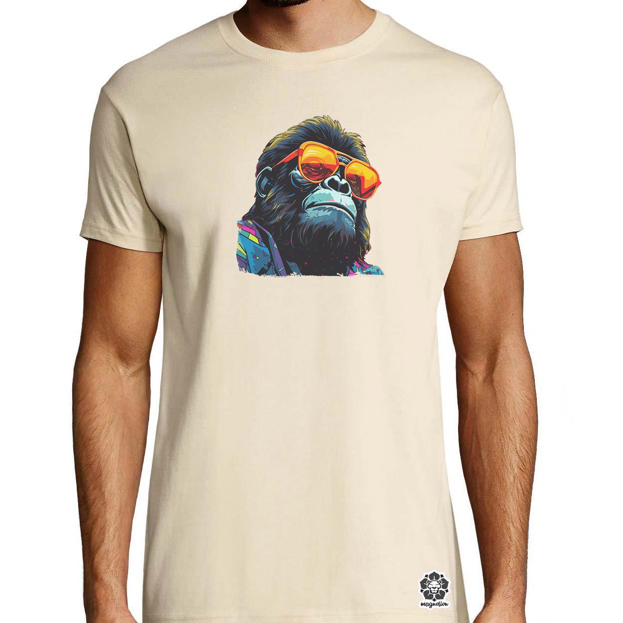 Laza gorilla v1 egyedi póló 
