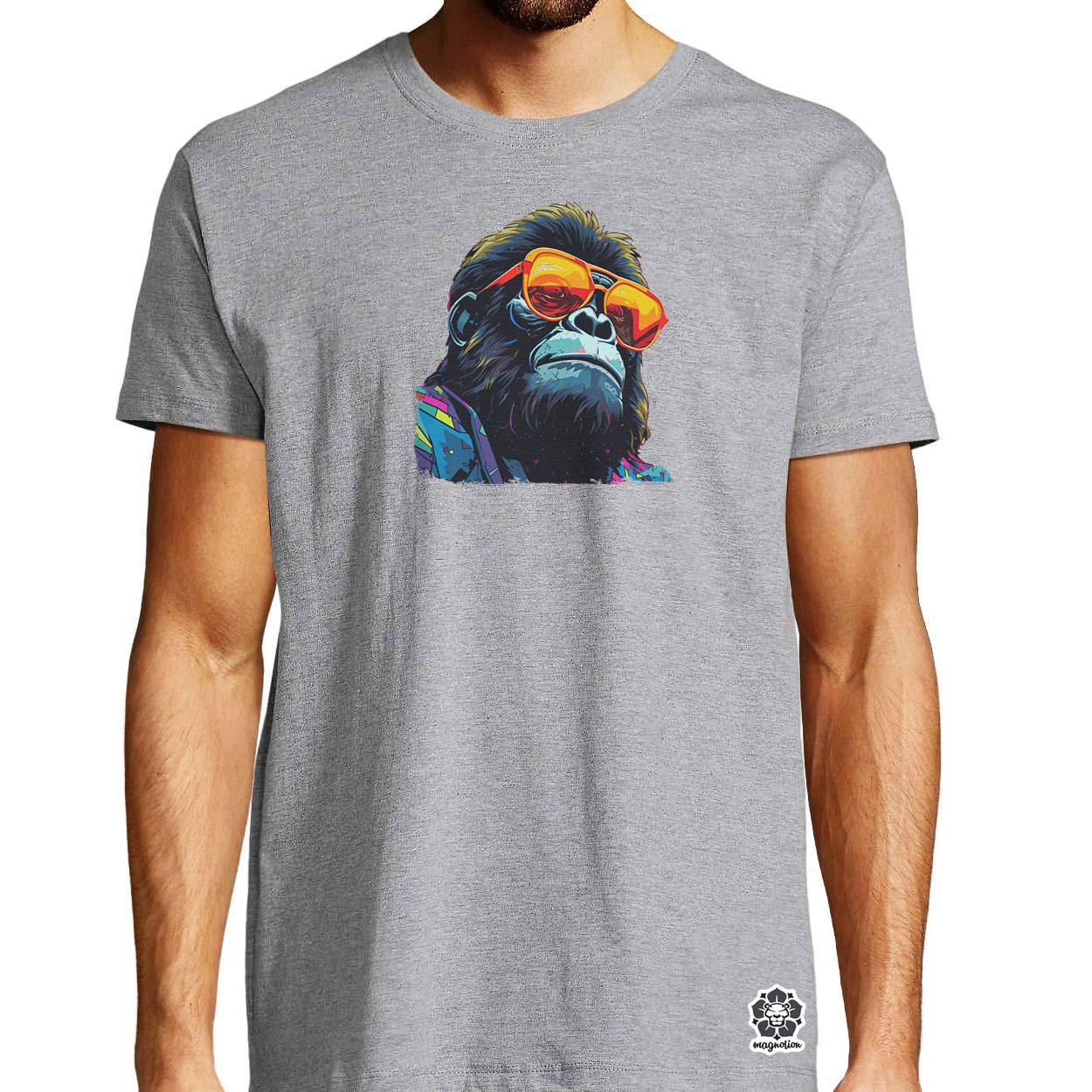 Laza gorilla v1 egyedi póló 