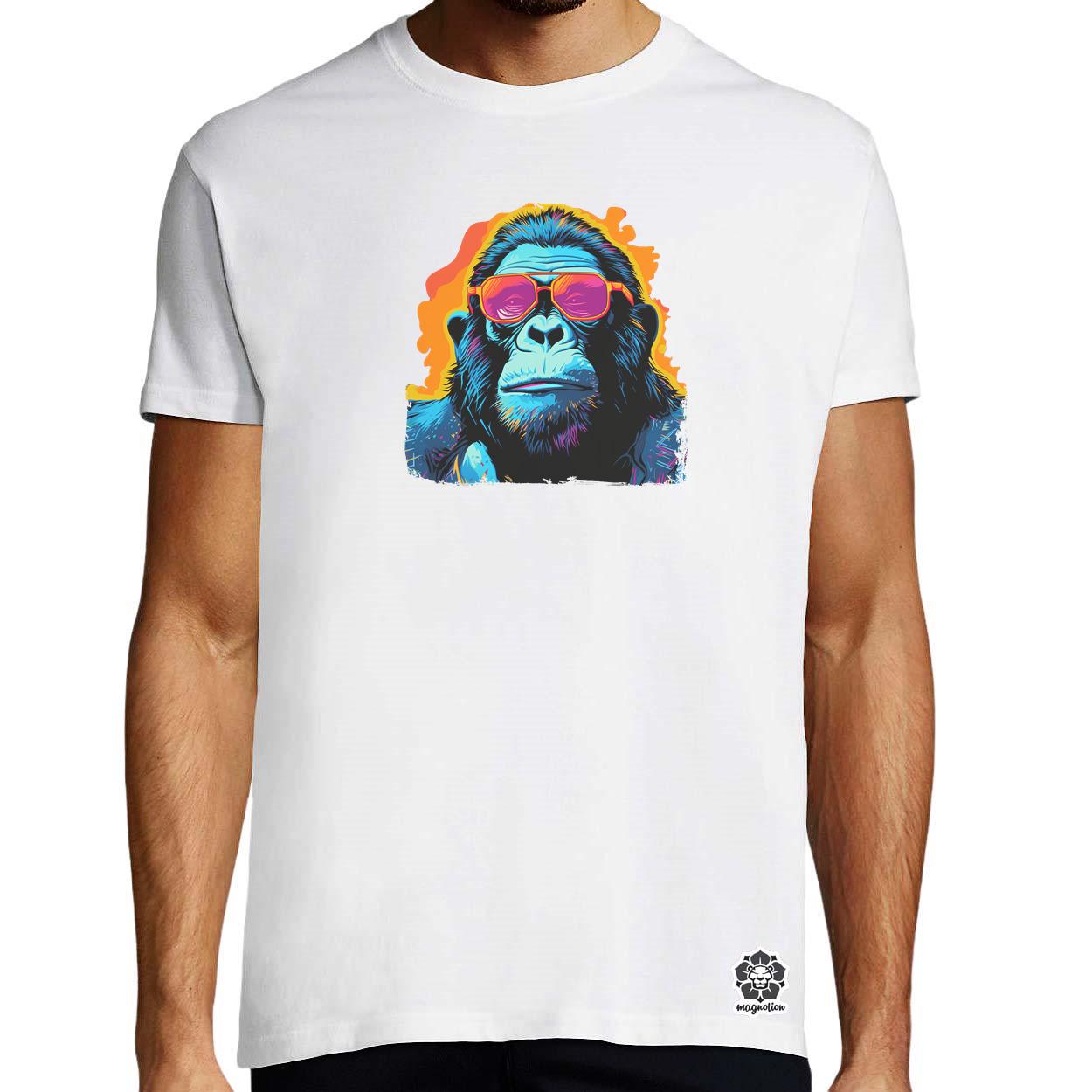 Laza gorilla v2 egyedi póló 