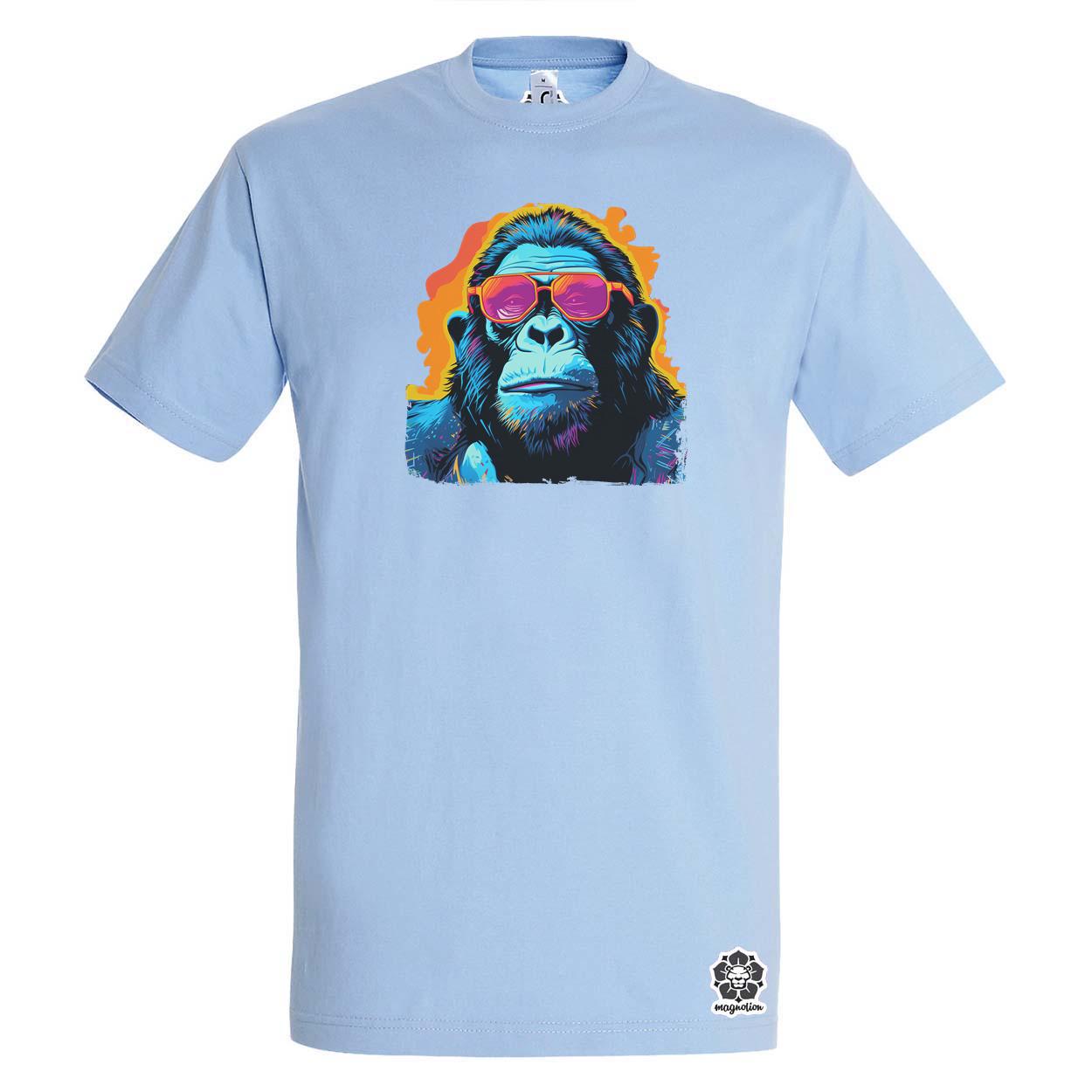 Laza gorilla v2 egyedi póló 