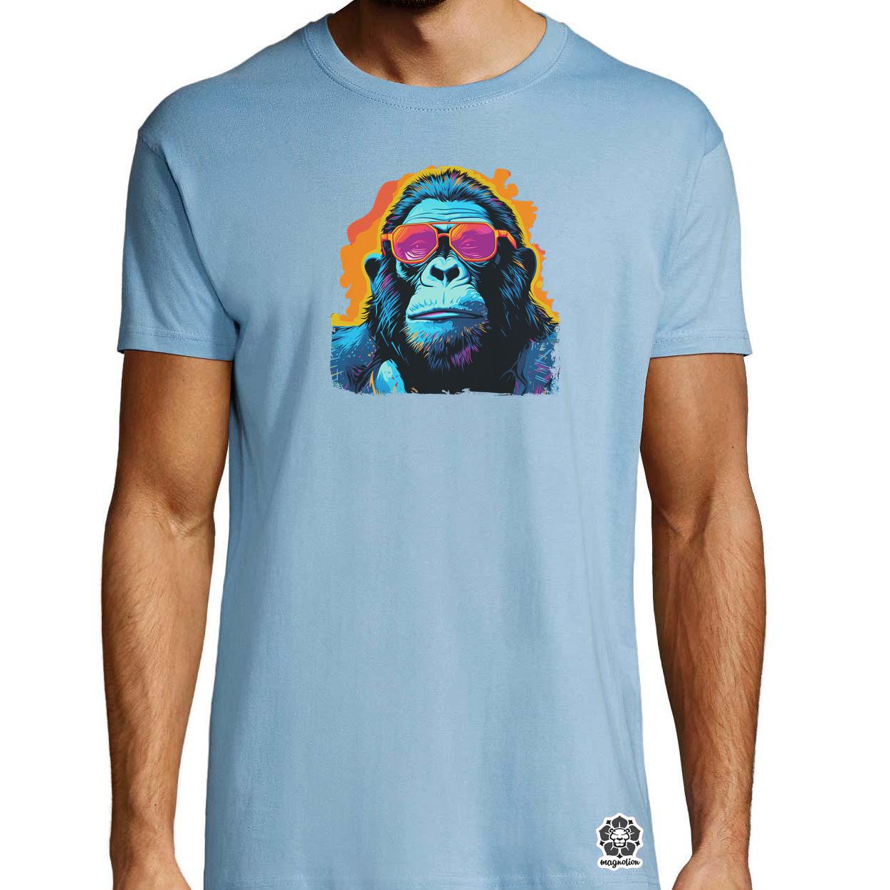 Laza gorilla v2 egyedi póló 