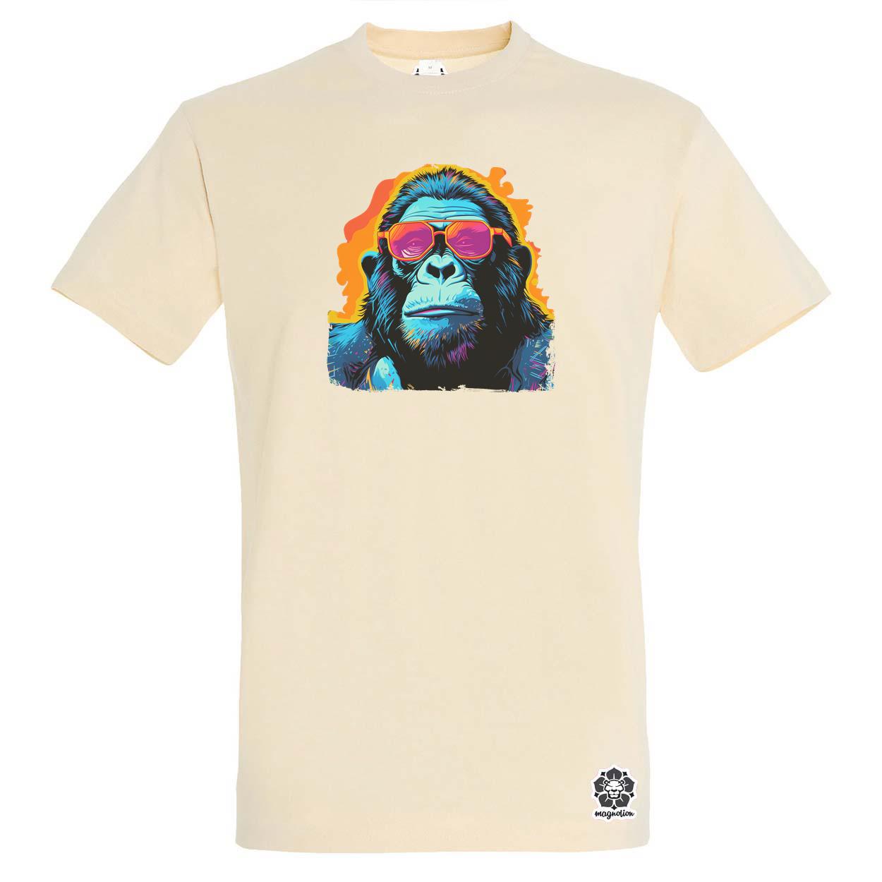 Laza gorilla v2 egyedi póló 