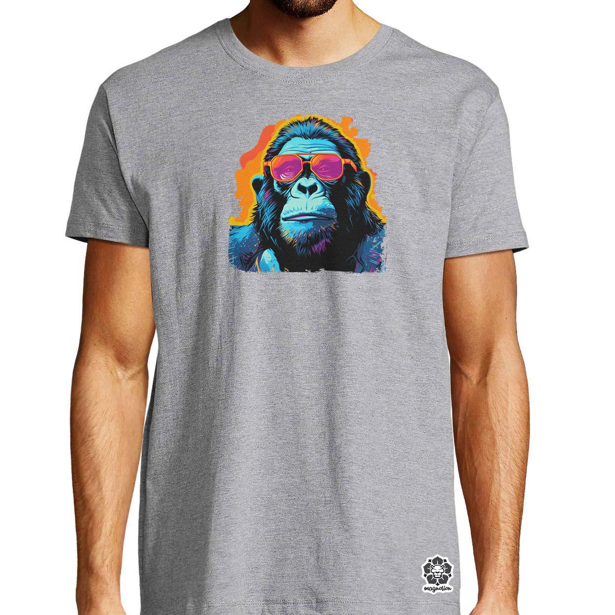Laza gorilla v2 egyedi póló 