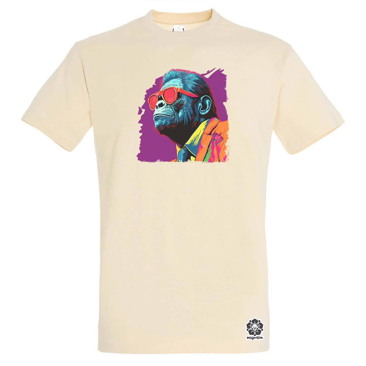 Laza gorilla v4 egyedi póló 