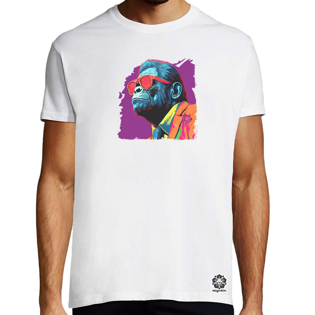 Laza gorilla v4 egyedi póló 