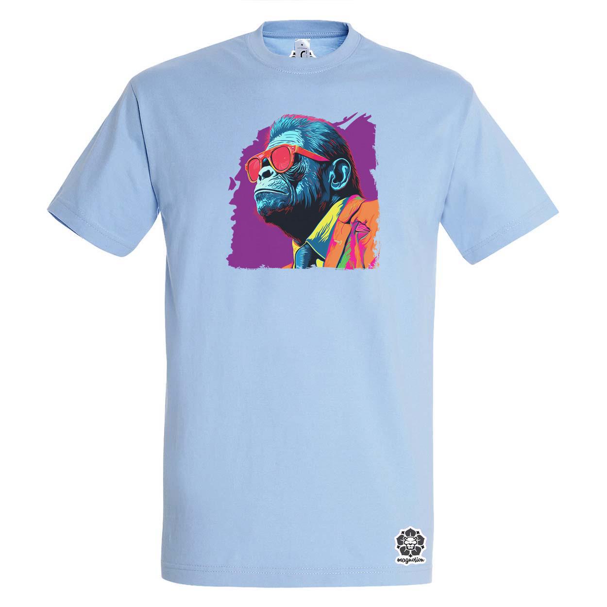 Laza gorilla v4 egyedi póló 