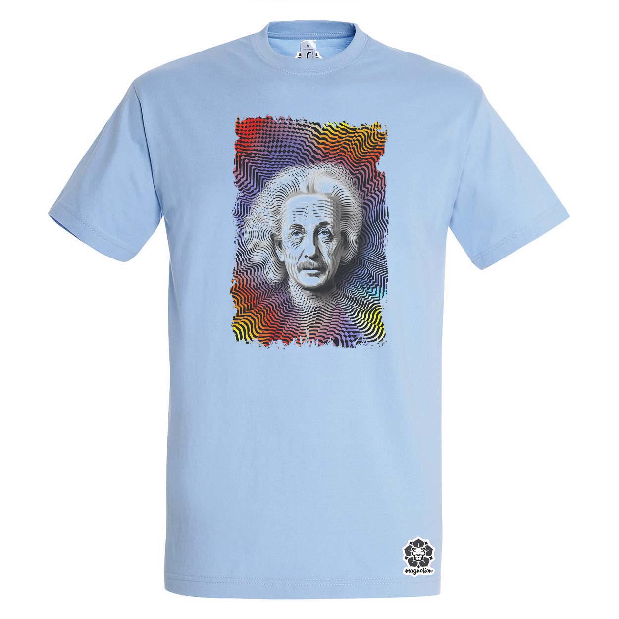 Pop art Einstein v17 egyedi póló 