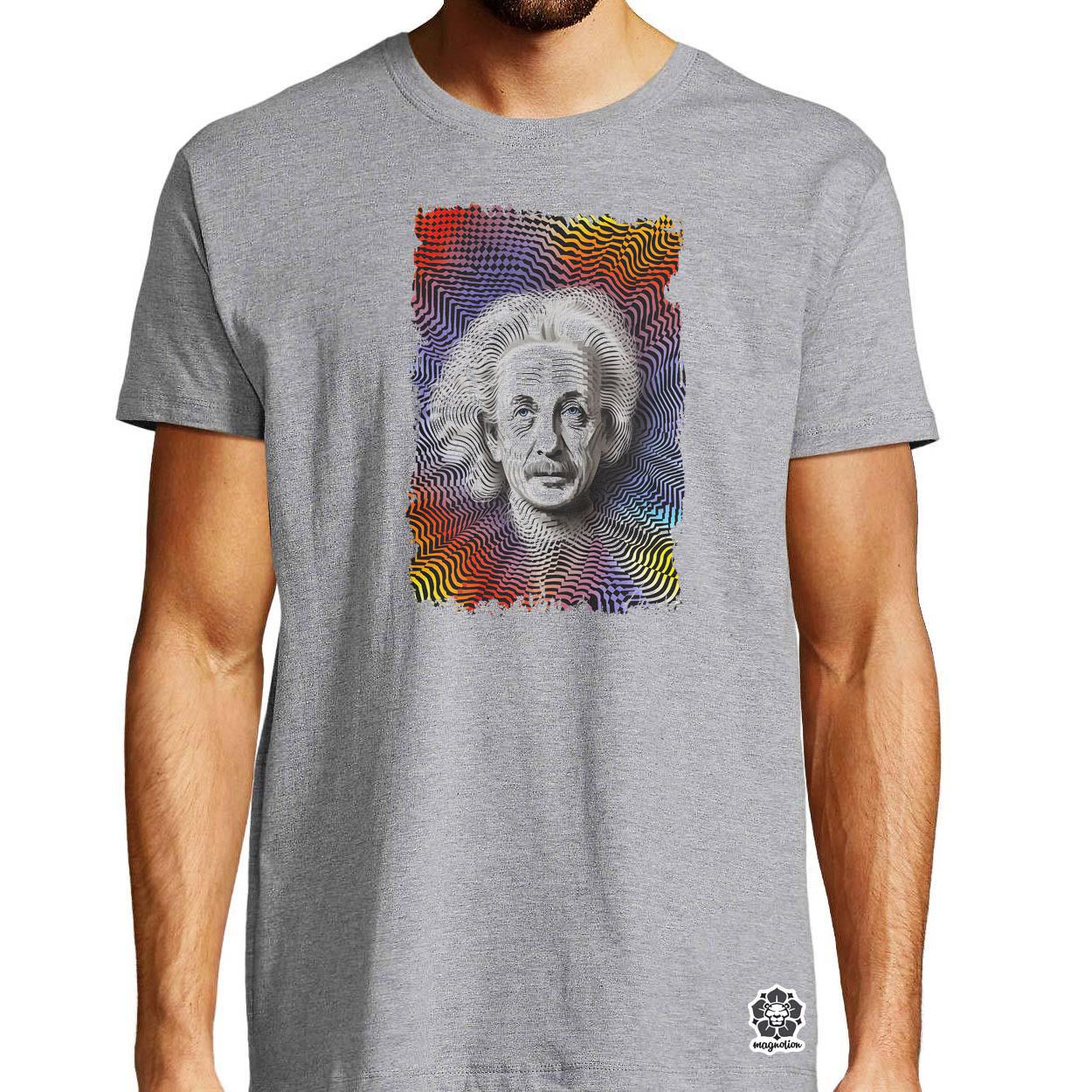 Pop art Einstein v17 egyedi póló 