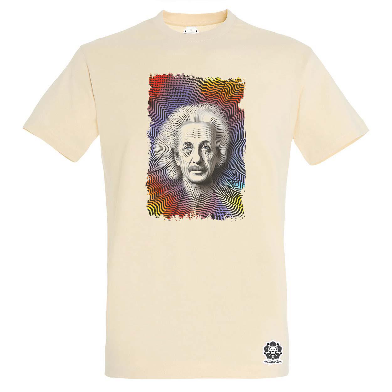 Pop art Einstein v17 egyedi póló 