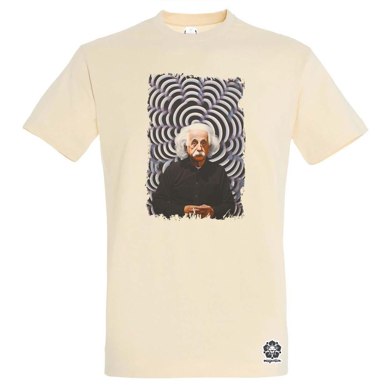 Pop art Einstein v19 egyedi póló 