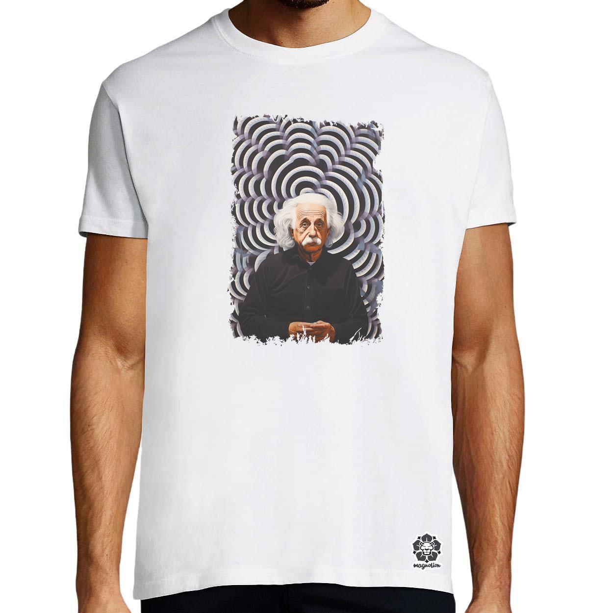 Pop art Einstein v19 egyedi póló 