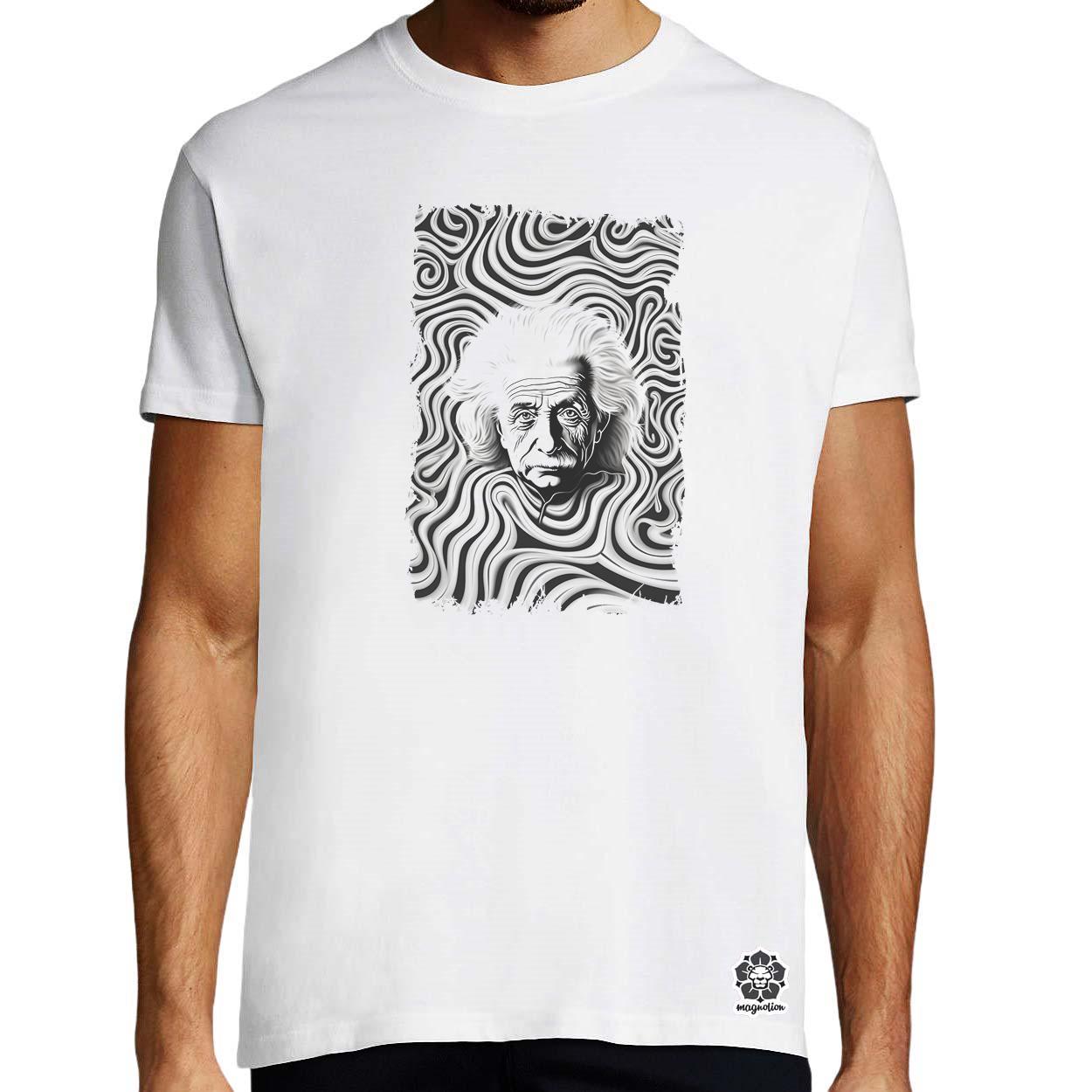 Pop art Einstein v20 egyedi póló 