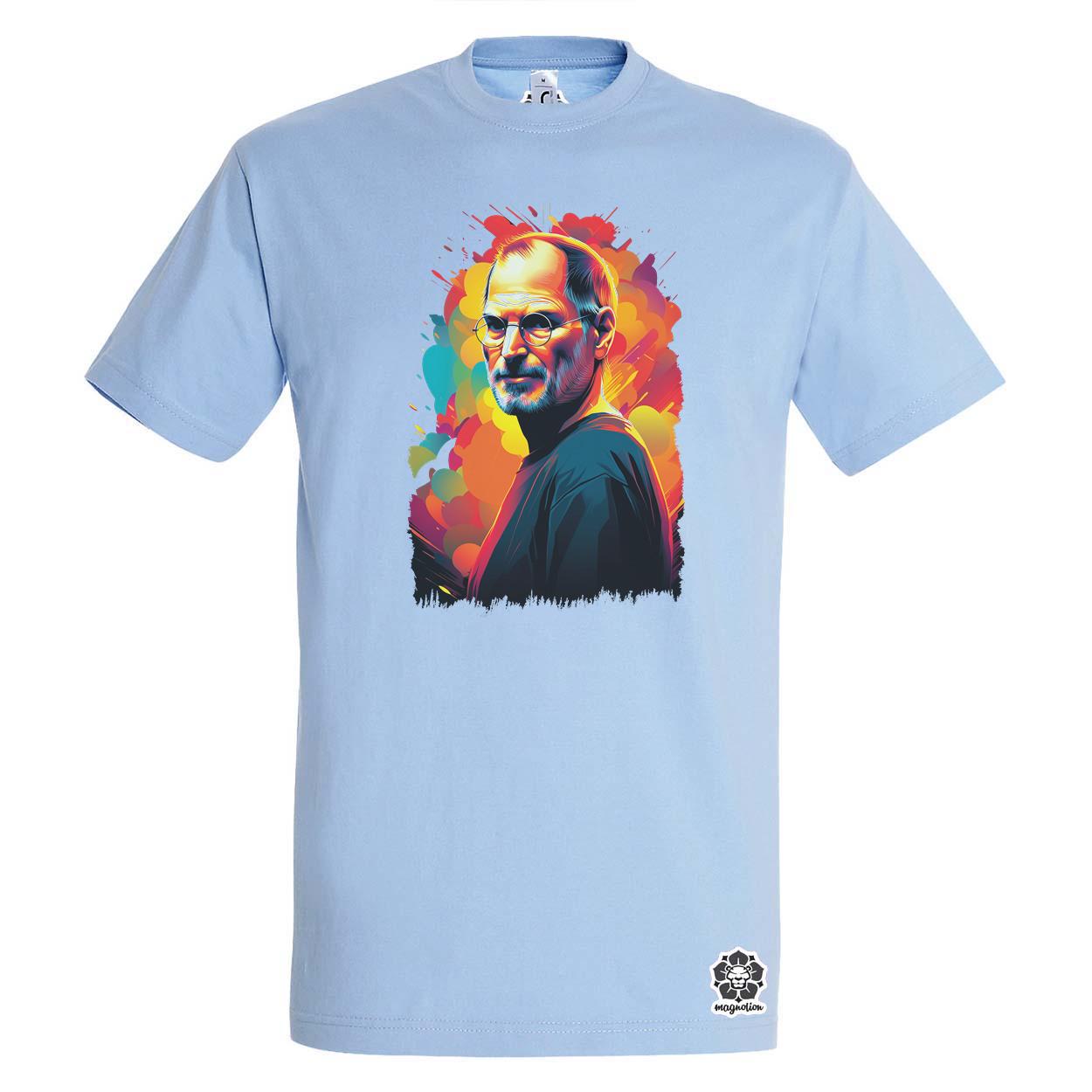 Pop art Steve Jobs v3 egyedi póló 