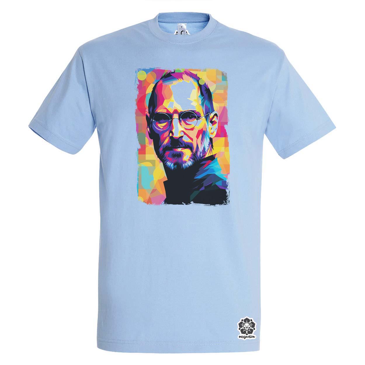 Pop art Steve Jobs v8 egyedi póló 