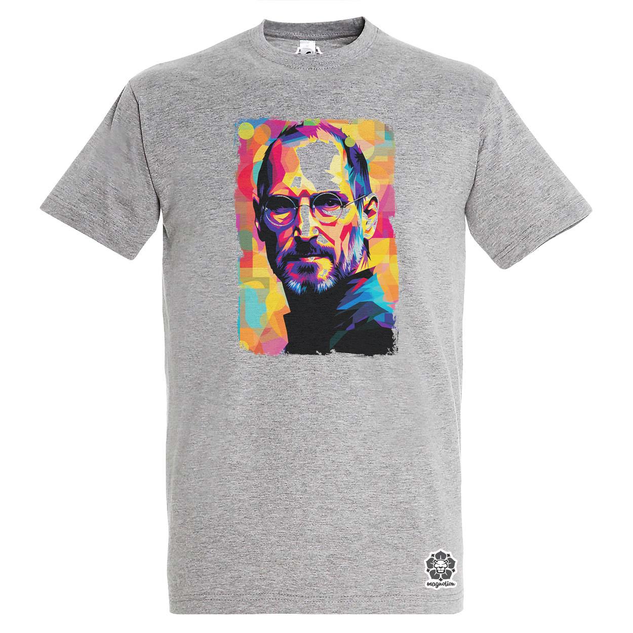 Pop art Steve Jobs v8 egyedi póló 